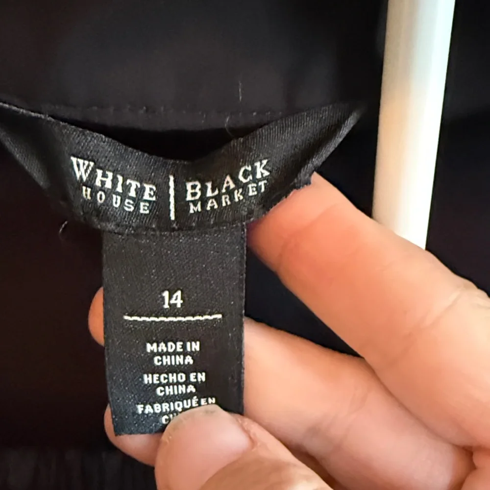 White House Black Market chic black